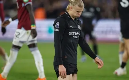 تعادل مانشستر سيتي مع وست هام وأرسنال يزيد الفارق بصدارته للدوري