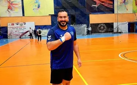 رحيل أحمد شهده نجم نادي بورفؤاد وأيقونة كرة اليد