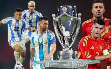 خبر عاجل: إلغاء مباراة فيناليسيما بين إسبانيا والأرجنتين بشكل رسمي