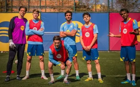 تشكيلة برشلونة أمام رايو فايكانو تشهد تغييرا واحدا وحضور روح رونالدينيو الغائب