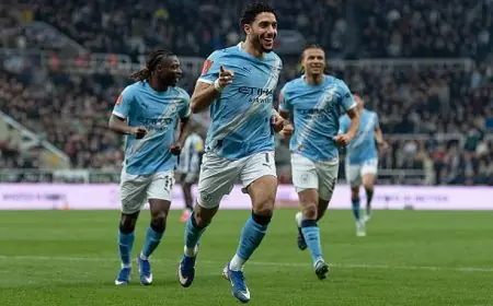 التشكيل المتوقع لمانشستر سيتي ضد أرسنال في نهائي كأس الرابطة الإنجليزية وموقف مرموش