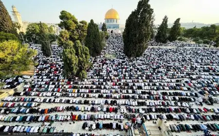 إسرائيل تحظر صلاة عيد الفطر في المسجد الأقصى لأول مرة منذ 1967