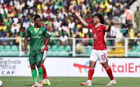 هدف تاريخي مروان عثمان يقود الأهلي للتعادل مع الترجي التونسي