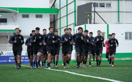 منتخب الناشئين يبدأ تدريباته في ليبيا مع إجراء فحوصات طبية للاعبين