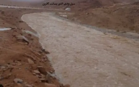 وزير الري يراقب تدفق السيول في ستة أودية بجنوب سيناء لضمان السلامة والاستعداد التام