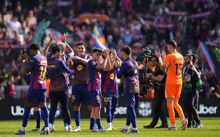 برشلونة يعزز صدارته في الليجا بفوز مثير على رايو فاليكانو