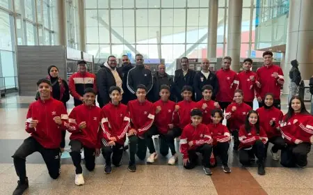 بعثة منتخب مصر للووشو كونغ فو تتجه إلى الصين للمنافسة في بطولة العالم