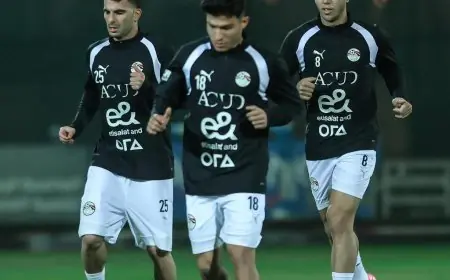 منتخب مصر يبدأ تدريباته في مركز المنتخبات الوطنية استعدادًا لمواجهتي السعودية وإسبانيا الوديتين