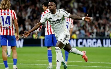 ثنائية فينيسيوس تشعل انتفاضة مذهلة لريال مدريد وتحسم الفوز على أتلتيكو