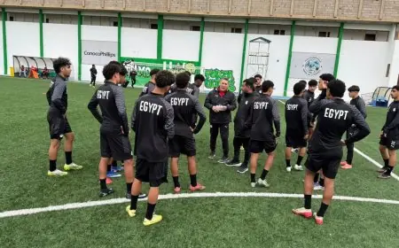 منتخب ناشئين مصر يرفع وتيرة استعداده لمواجهة تونس في افتتاح تصفيات كأس أمم أفريقيا تحت 17 عامًا
