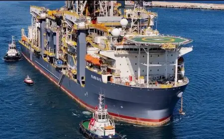 وصول منصة الحفر فالاريس دي إس 12 إلى مصر لبدء حفر 4 آبار غاز جديدة في البحر المتوسط