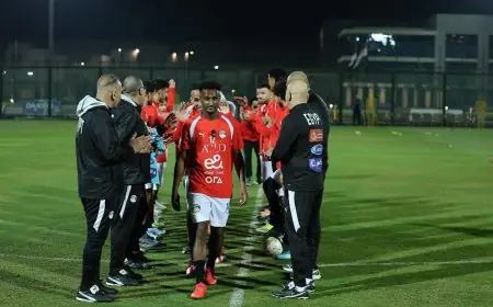 هيثم حسن يقود منتخب مصر لتنظيم ممر شرفي للاعبين الجدد