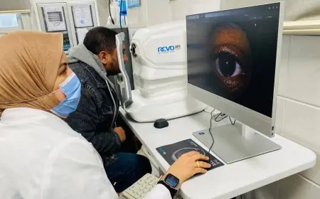 الرعاية الصحية تقدم تجربة مبتكرة مع تشغيل جهاز OCT Angiography الأحدث لتصوير شبكية العين في مستشفى الرمد التخصصي ببورسعيد