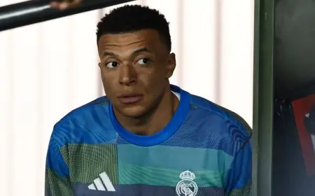 غضب كيليان مبابي بعد خطأ طبي كبير من ريال مدريد