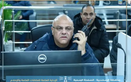 محافظ الإسكندرية يشدد على الاستعداد الكامل والاستجابة السريعة لتحسين الحركة المرورية