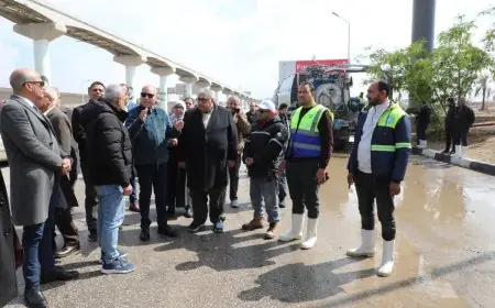 محافظ القاهرة يشرف على رفع مياه الأمطار ويعزز انتشار معدات الطوارئ في الشوارع والأنفاق