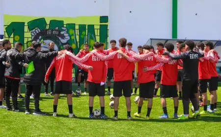 منتخب الناشئين ينهي تحضيراته القوية لمواجهة تونس