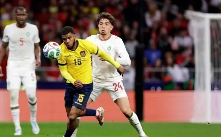 منتخب المغرب يحقق التعادل أمام الإكوادور في أول ظهور لمحمد وهبي