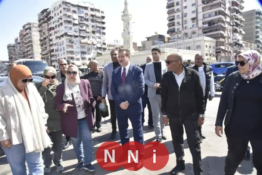 محافظ بورسعيد يستعرض حلول مبتكرة لمشكلة الصرف الصحي في منطقة قشلاق السواحل