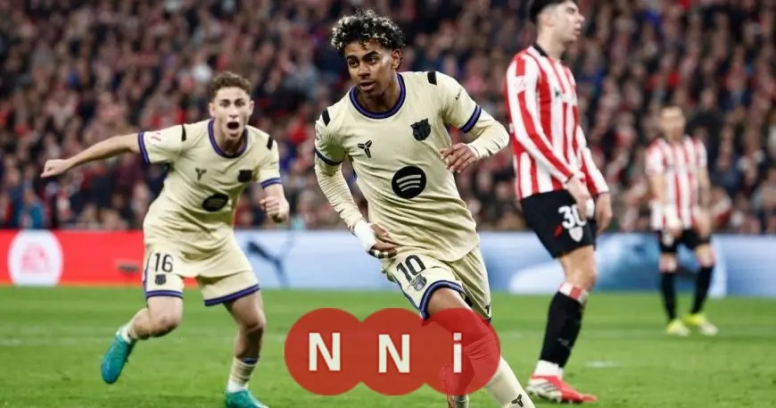 لامين يامال يسحر بلباو بتسديدة خيالية وبرشلونة يتربع على القمة