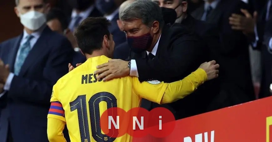 لابورتا يكشف عن موقفه بشأن عودة ميسي المحتملة إلى برشلونة