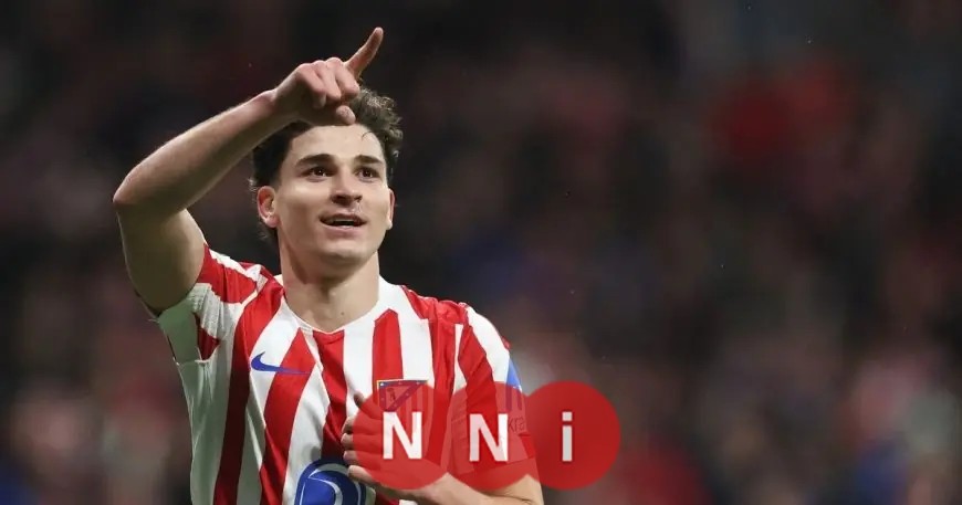 خوليان ألفاريز يحطم أحلام أتلتيكو مدريد ويترك الباب مفتوحًا لرحيله في الموسم المقبل