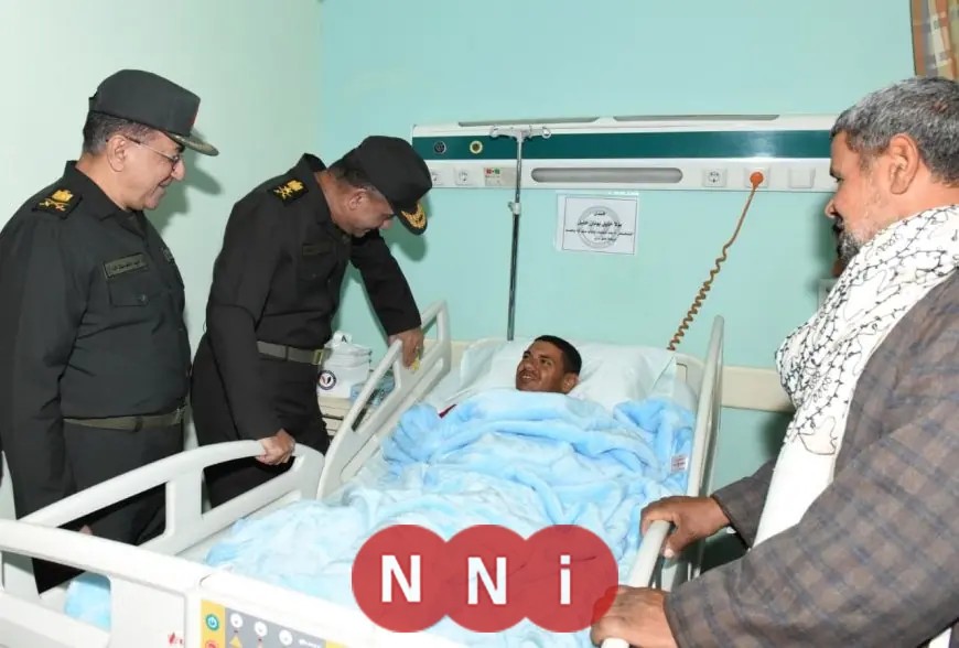 وزير الدفاع يواسي المصابين في مجمع الجلاء الطبي للقوات المسلحة