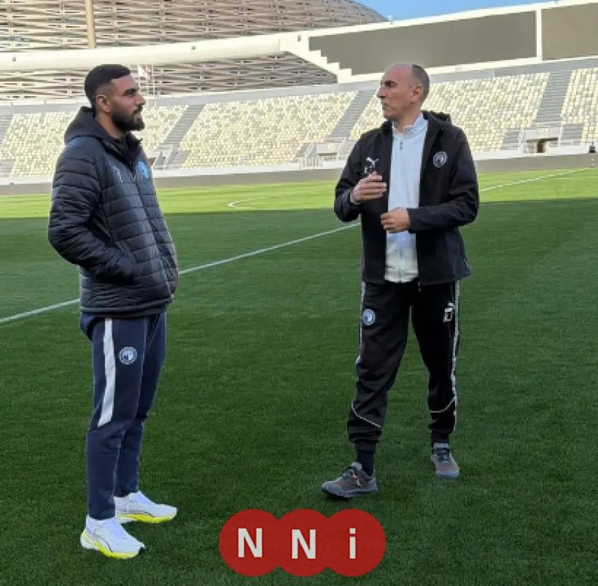 يورتشيتش يتفقد استعدادات ملعب مواجهة بيراميدز والجيش الملكي