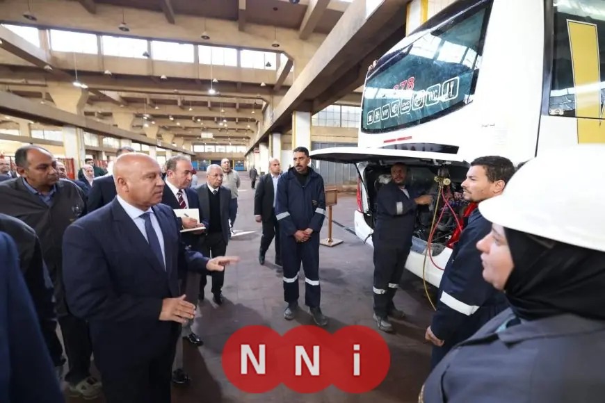 وزير النقل يتابع أعمال الصيانة والإصلاح في المركز الفني بميت حبيش طنطا