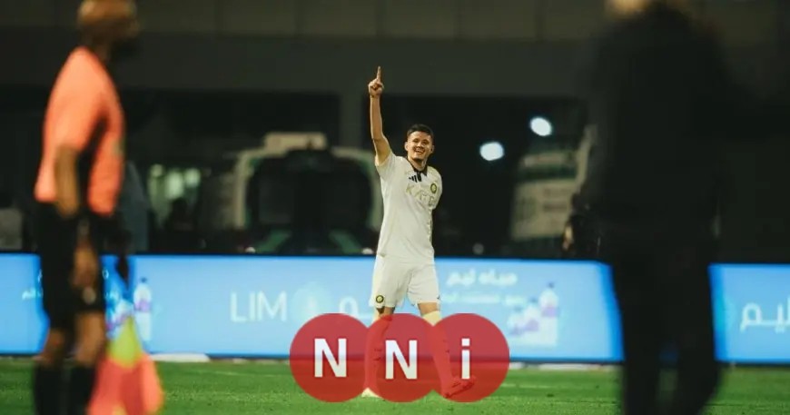 عبد الله الحمدان يقود النصر للتقدّم على الخليج في الشوط الأول بهدف رائع