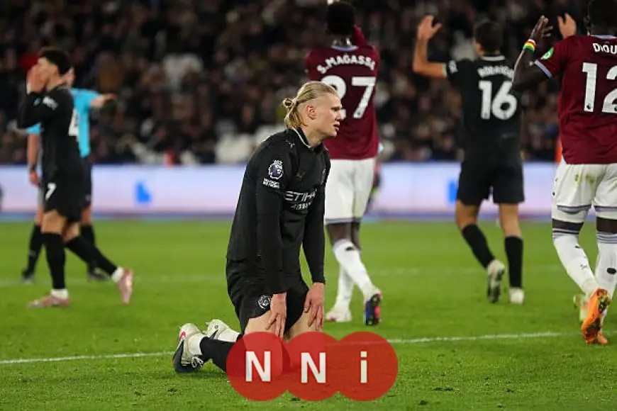 تعثر مانشستر سيتي أمام وست هام يخسر نقطتين ثمينتين في الدوري الإنجليزي