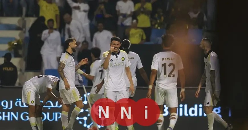 خمسة أهداف ساحقة لفريق النصر على الخليج في دوري روشن السعودي