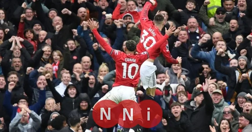 مانشستر يونايتد يتفوق على أستون فيلا في سباق المركز الثالث وبرونو يسجل رقماً قياسياً تاريخياً