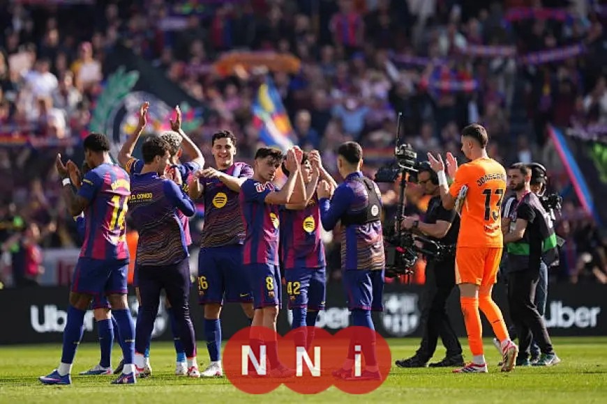 برشلونة يعزز صدارته في الليجا بفوز مثير على رايو فاليكانو