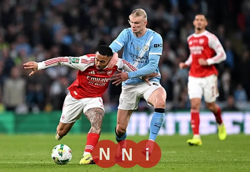 مانشستر سيتي يهزم أرسنال بثنائية ويحصد لقب كأس الرابطة الإنجليزية