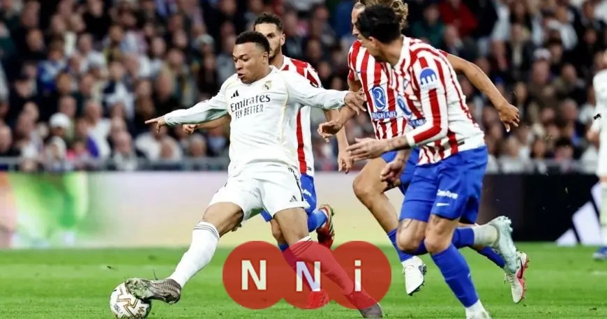 كيليان مبابي يتعرض لعاصفة من الانتقادات بعد ظهوره في سانتياغو برنابيو عقب الديربي في إسبانيا