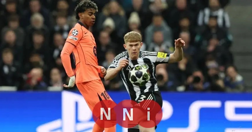 مدافع نيوكاسل يكشف كواليس مواجهة يامال المثيرة في دوري أبطال أوروبا