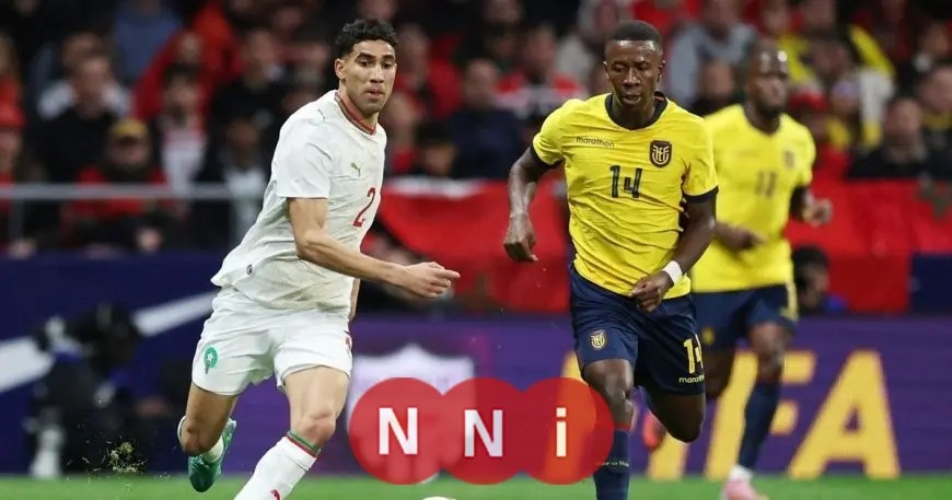 تعادل مثير بين المغرب والإكوادور في أولى مواجهات المدرب وهبي الودية