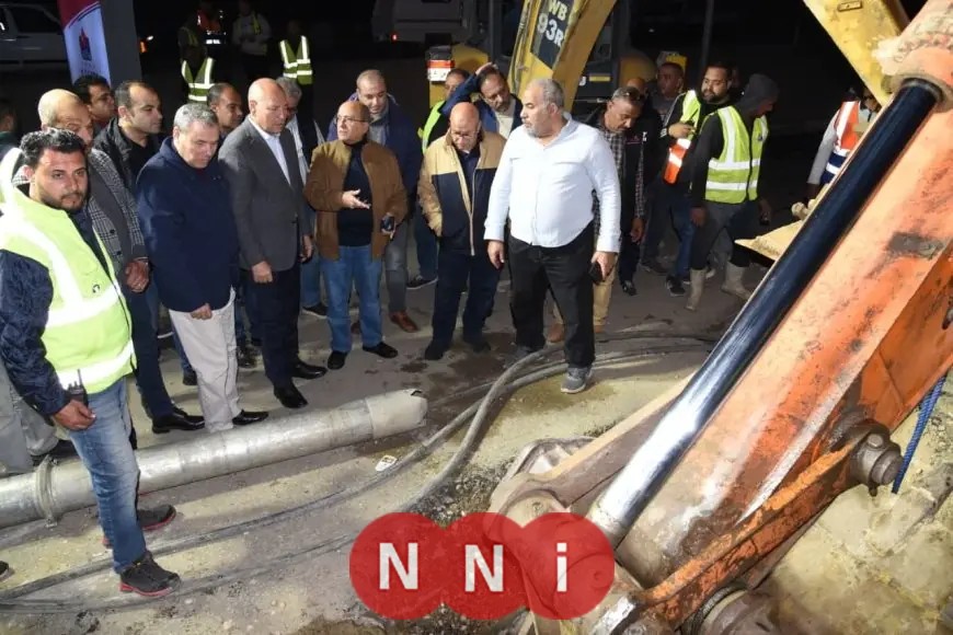 محافظ القاهرة يتابع تطوير شبكات المياه في زهراء المعادي لتحسين الخدمة للسكان