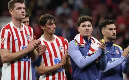 غيابات حاسمة في تشكيلة أتلتيكو مدريد أمام برشلونة في دوري أبطال أوروبا