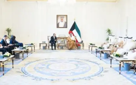 وزير الخارجية ينقل رسالة خطية من الرئيس السيسي إلى أمير الكويت لتعزيز العلاقات الثنائية