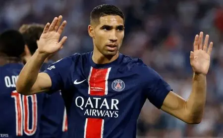 حكيمي يعبر عن إحباطه بعد الانتصار على ليفربول والنقاشات حول نهائي إفريقيا مستمرة