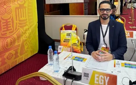 مشاركة محمد مطيع في تمثيل مصر باجتماع رؤساء البعثات لأولمبياد الشباب 2026