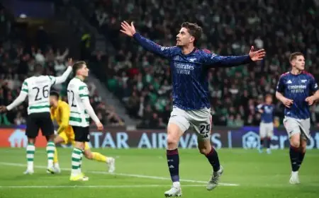 اليوم أرسنال يسعى لتأمين التأهل إلى نصف نهائي دوري أبطال أوروبا بمواجهة سبورتنج لشبونة