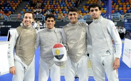 اليوم هو اليوم الأخير لمنافسات كأس العالم لسلاح الشيش في القاهرة