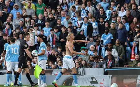 مانشستر سيتي يهزم أرسنال بهدفين ويزيد حماس المنافسة على لقب الدوري الإنجليزي الممتاز