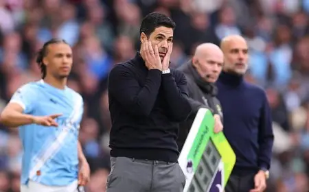 ترتيب الدوري الإنجليزي: اشتعال صراع اللقب بين السيتي وأرسنال في الأمتار الأخيرة