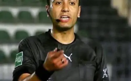 محمد الغازي يقود مباراة الزمالك ضد بيراميدز في مرحلة التتويج بالدوري المصري