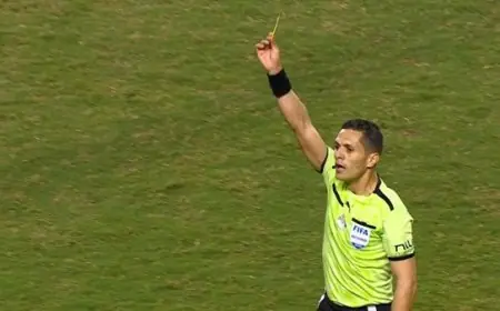 أول ظهور للحكم محمود وفا في الدوري المصري بعد أزمة مباراة الأهلي وسيراميكا كليوباترا