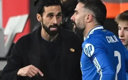 تصاعد التوتر في ريال مدريد بسبب كارفاخال وموقف أربيلوا الحرج